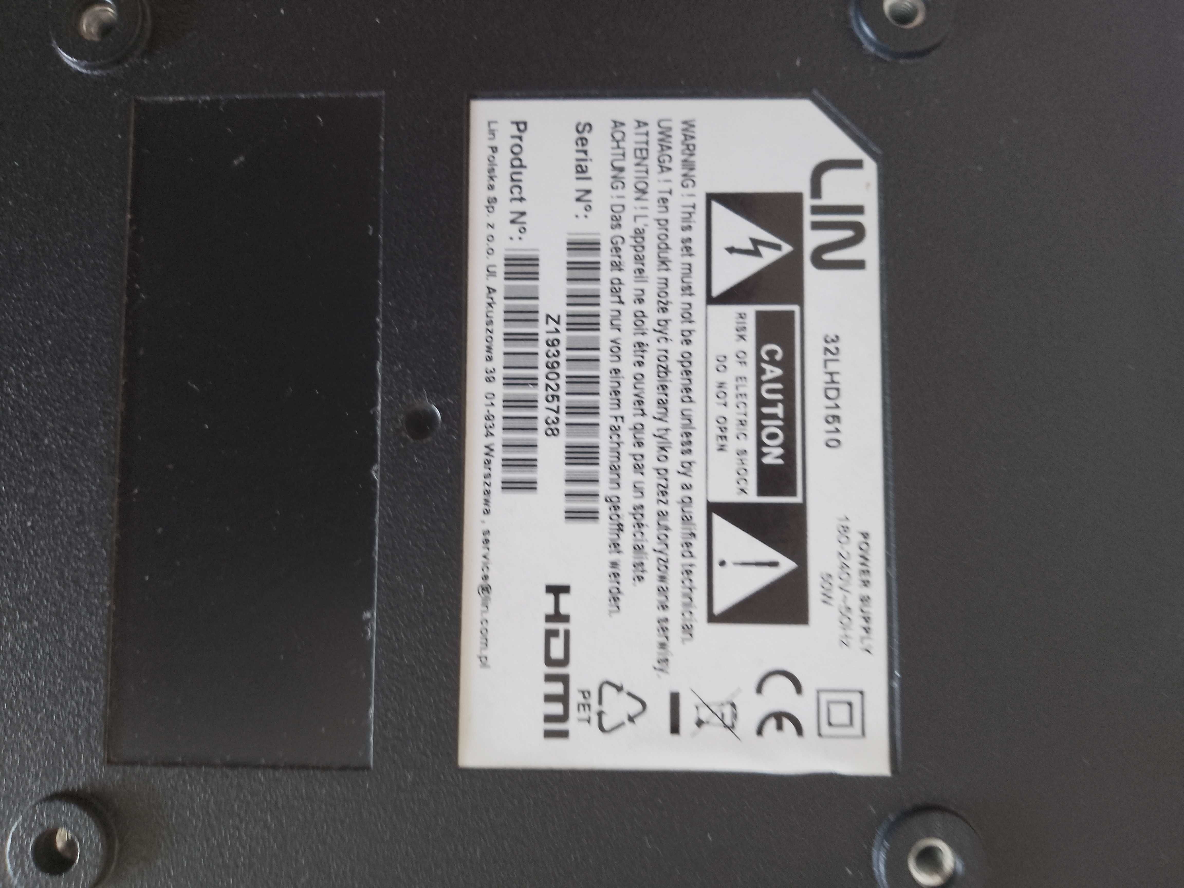 Telewizor LIN 32 cale z pilotem