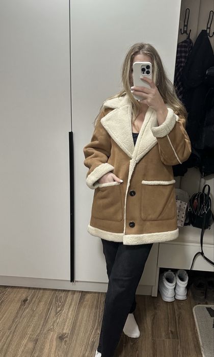 Стильна дубленка Zara