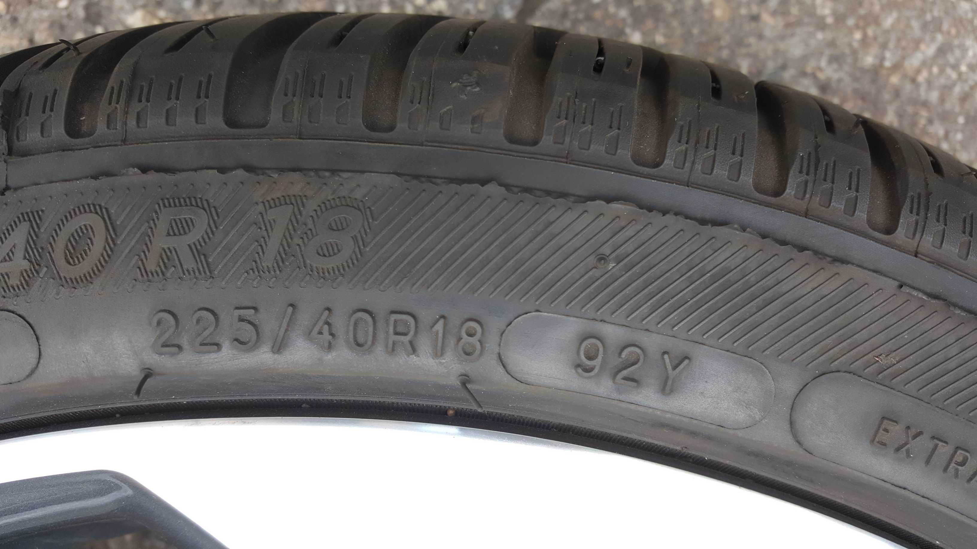 Dwie idealne opony całosezonowe Michelin 225/40R18 wysyłka 30