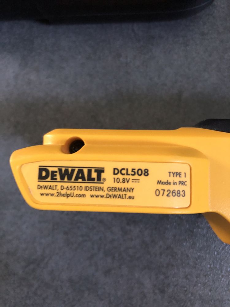 Акум.шуруповерт Dewalt DCD710+ ліхтар DCL508