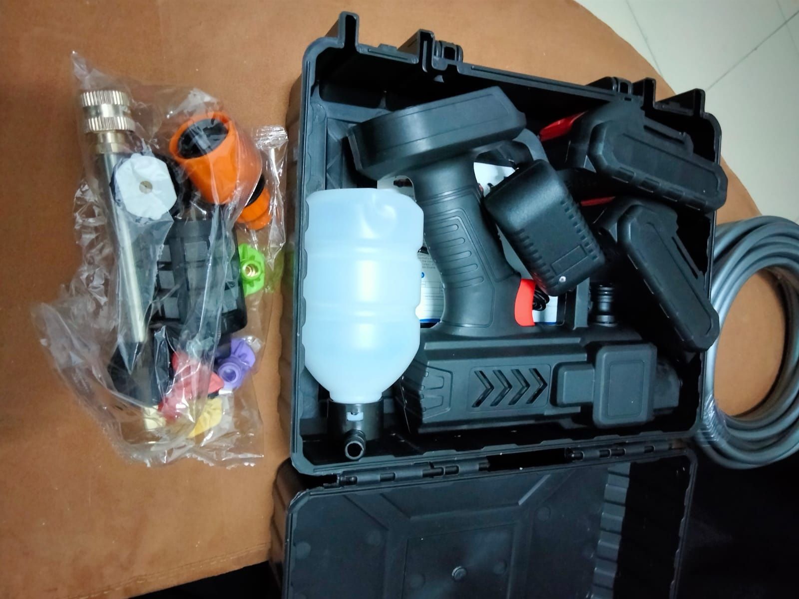 Máquina lavar alta pressão a Bateria