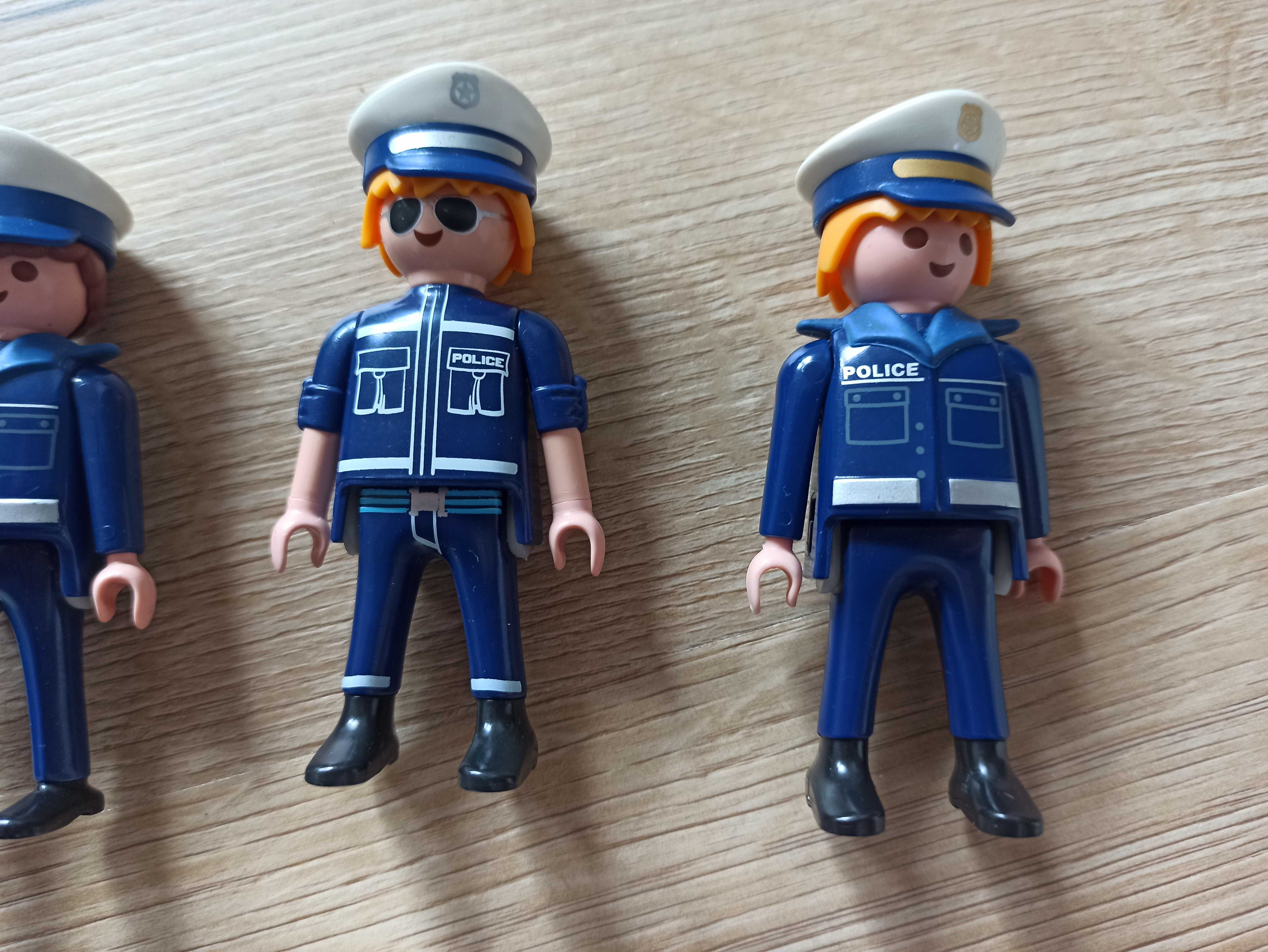 Figurki ludziki Playmobil policjanci 10 sztuk