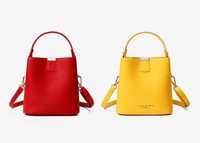 Женская сумка через плечо, женский клатч TaoMicMic Цвет красный желтый