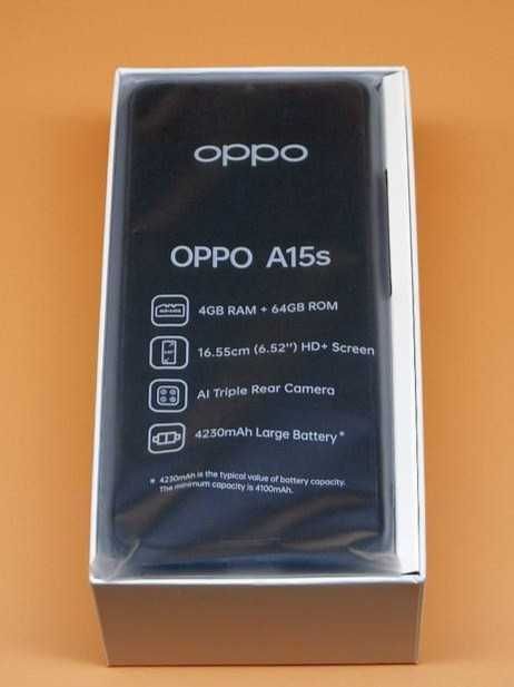 OPPO A15S 4/64GB Czarny Dual SIM LTE Czytnik linii papilarnych