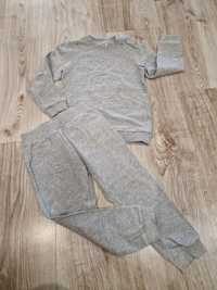 Komplet dres spodnie bluzka 92 siwy moschino