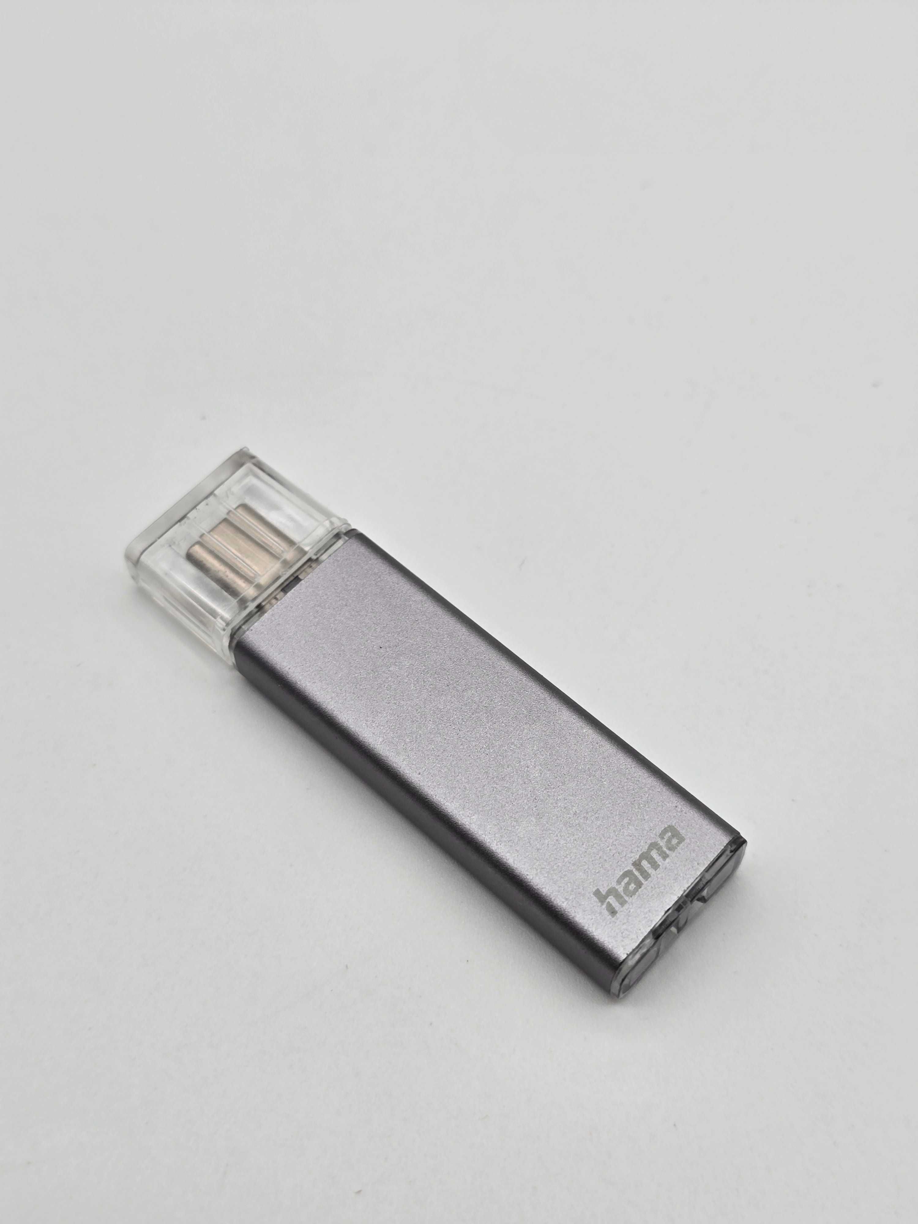 Pamięć USB 3.1 'Uni-C Classic', 128 GB, antracyt hama 100MB/s