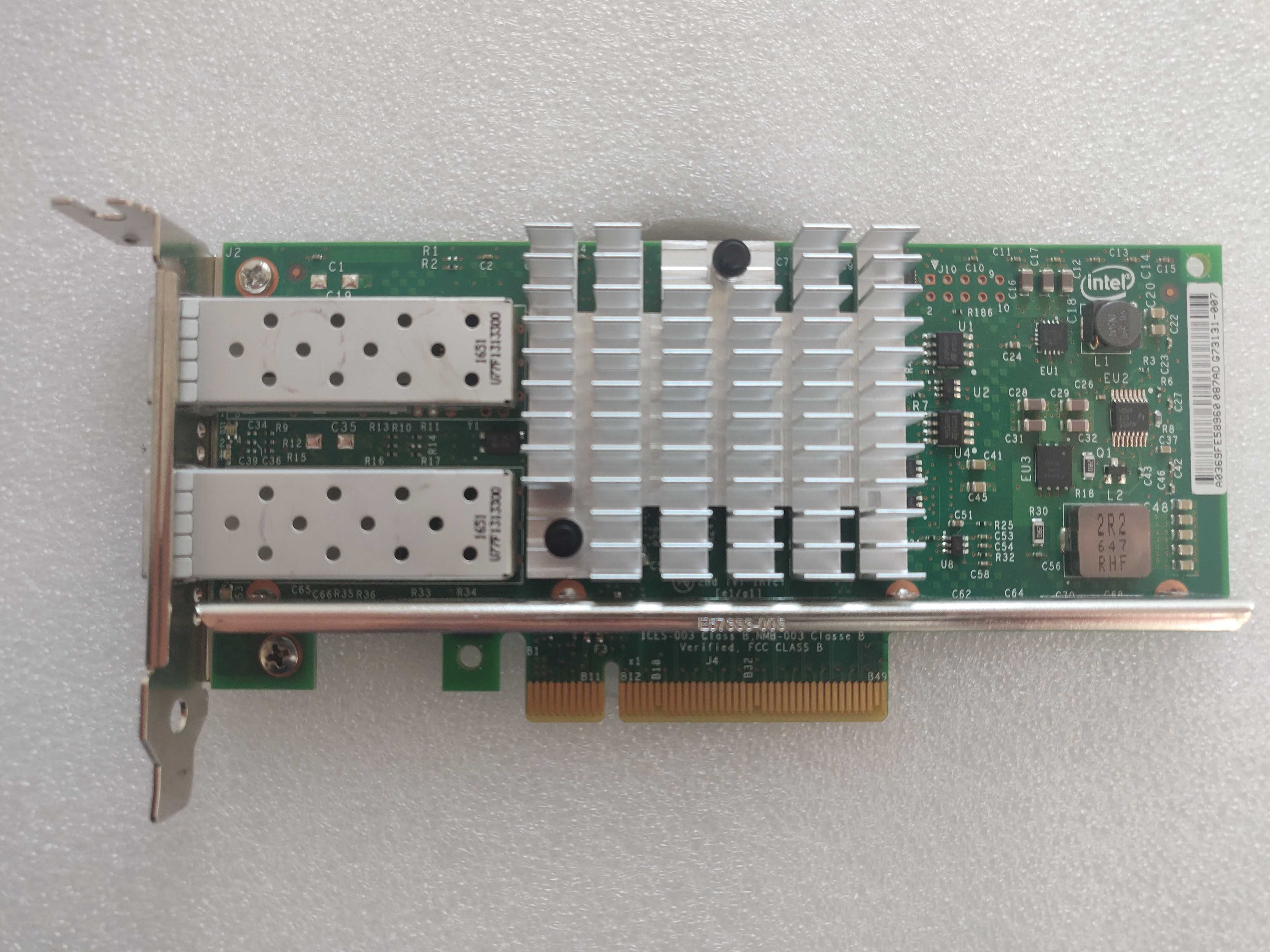 Оригінал! Мережева карта Intel X520-DA2 10GbE SFP+ (E10G42BTDA) PCI-E