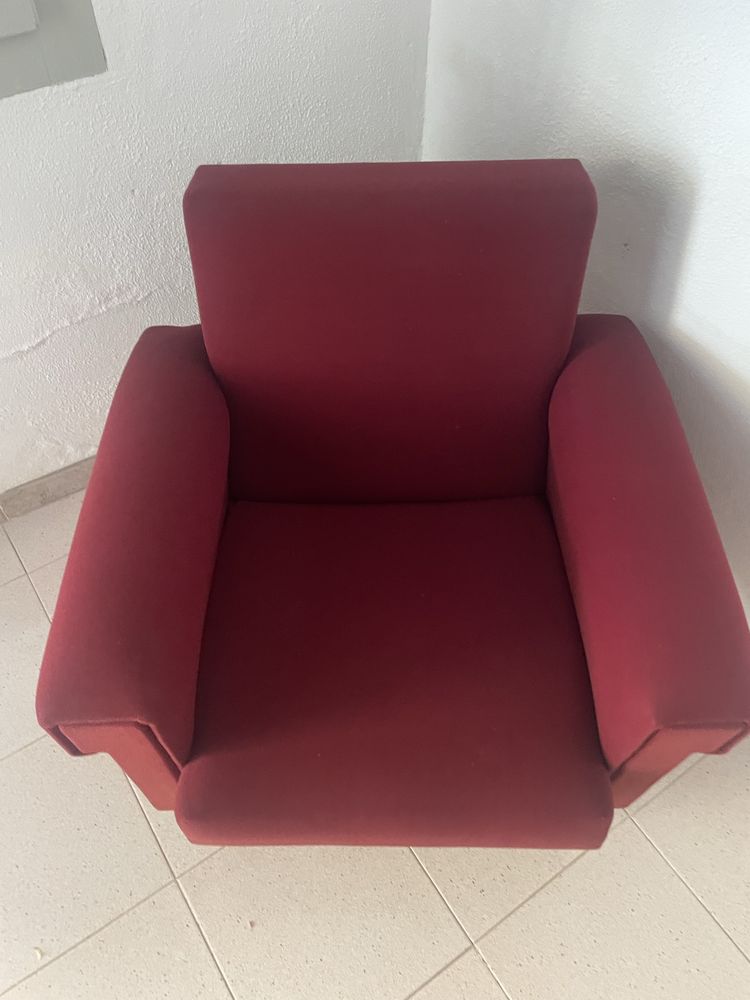 Cadeirão/Sofa Vermelha