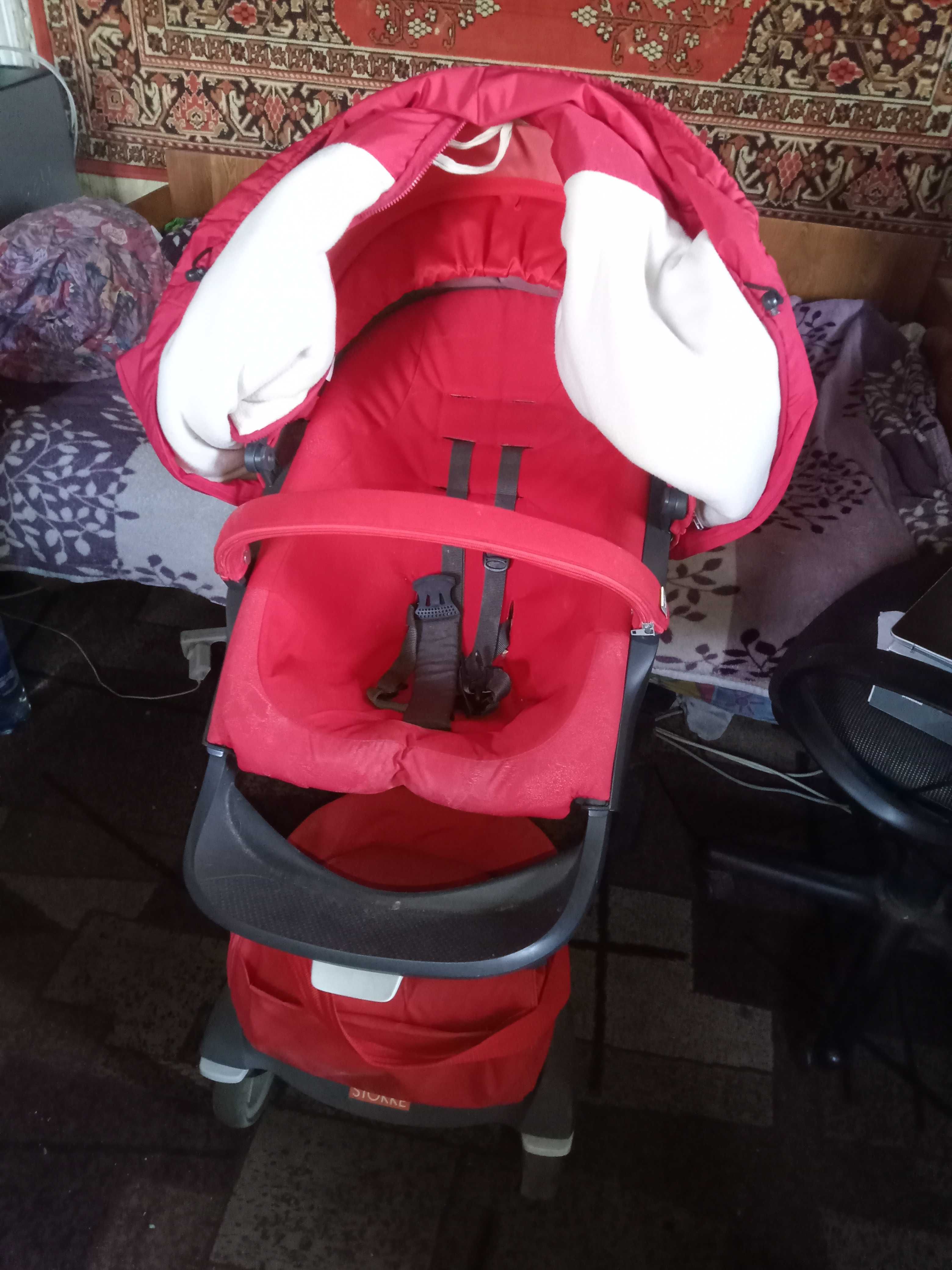 Коляска Stokke xplory V4, Стоке, 2 в 1, зимовий комплект