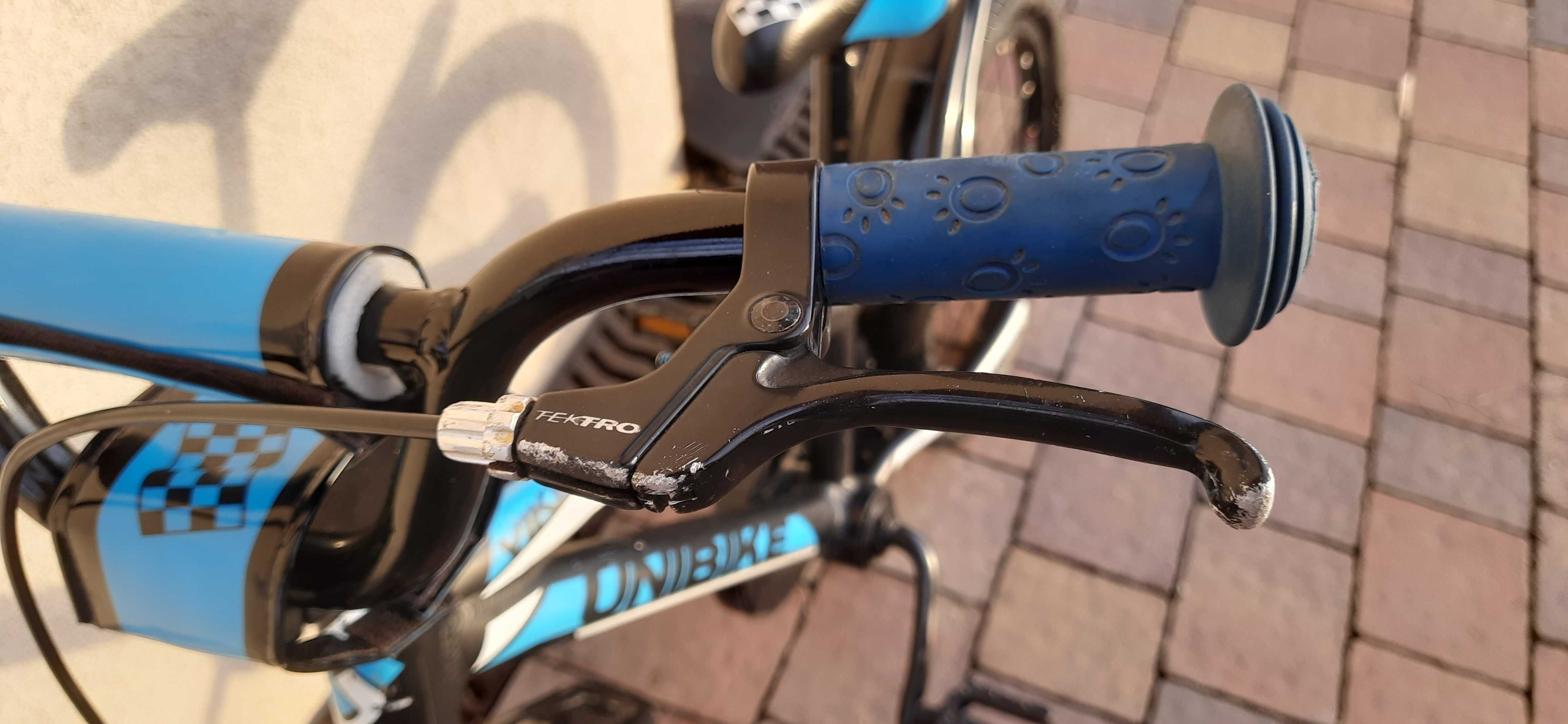 Rower Unibike Viking niebiesko-czarny