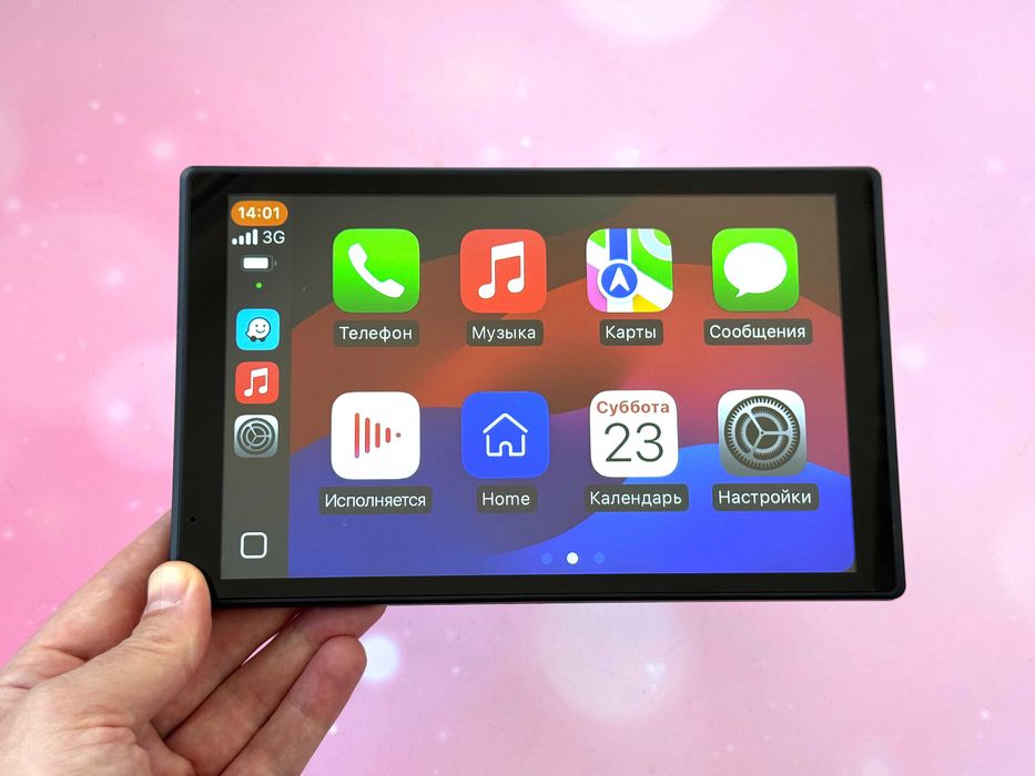 Удобнейшая внешняя магнитола с CarPlay и Android Auto