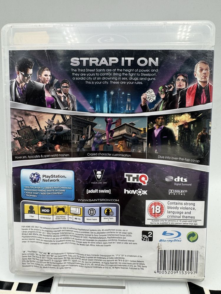 Saints Row Third Ps3 Gwarancja