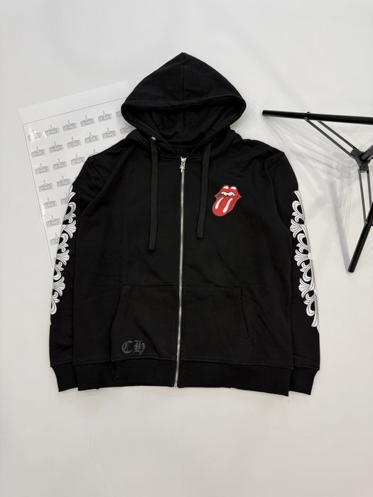 Chrome Hearts x The Rolling Stones Zip Hoodie / зіпка хром хартс