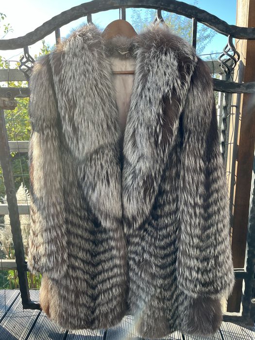 Futro z lisów srebrnych