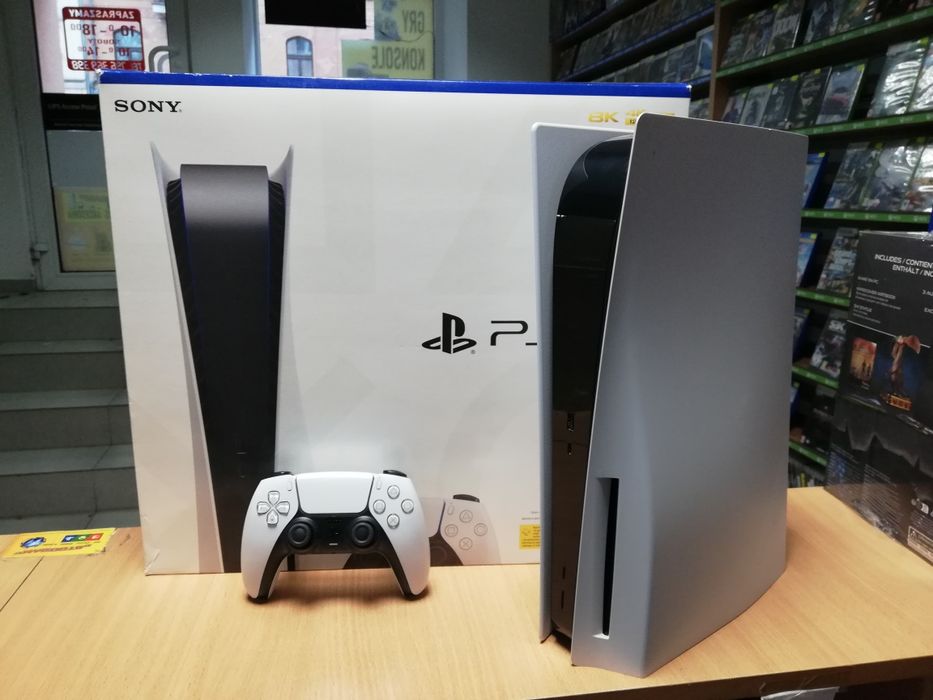 Konsola PS5 z Napędem Pad Sony Dualsense Playstation 5 Karton