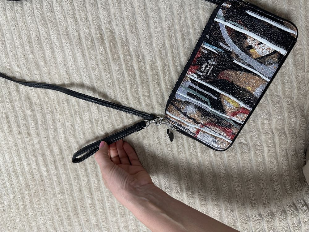 Сумка coach через плече