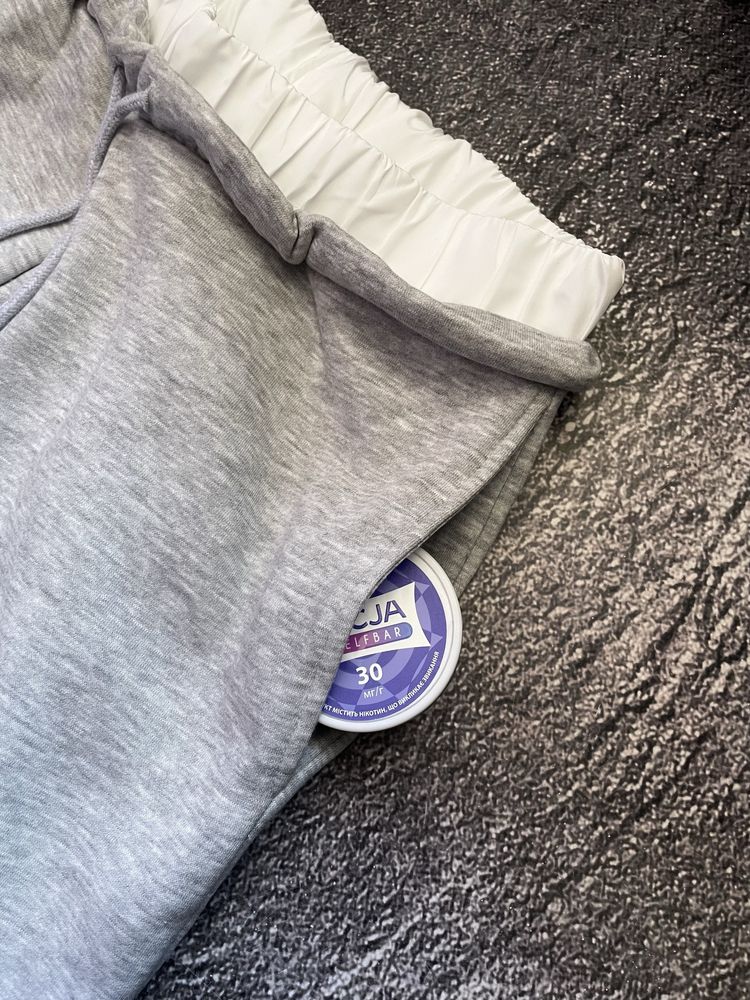 sweatpants широкие спортивные штаны серые с двумя резинками jaded race