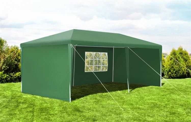NAMIOT / PAWILON ogrodowy imprezowy 3x6m - 6 ścianek ZIELONY