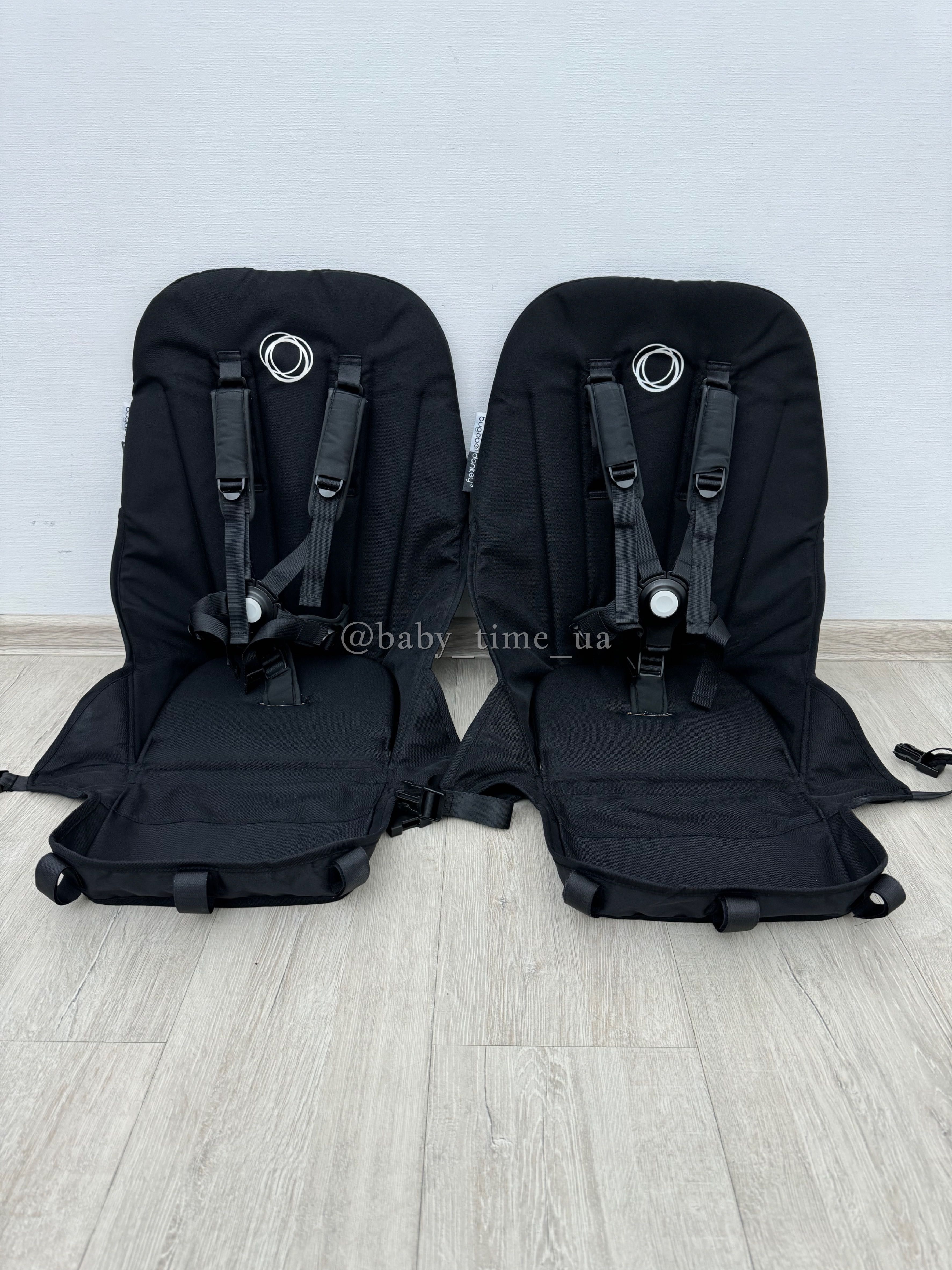 Bugaboo Donkey 3 Twin All Black коляска для двійні Бугабу Данкі 3