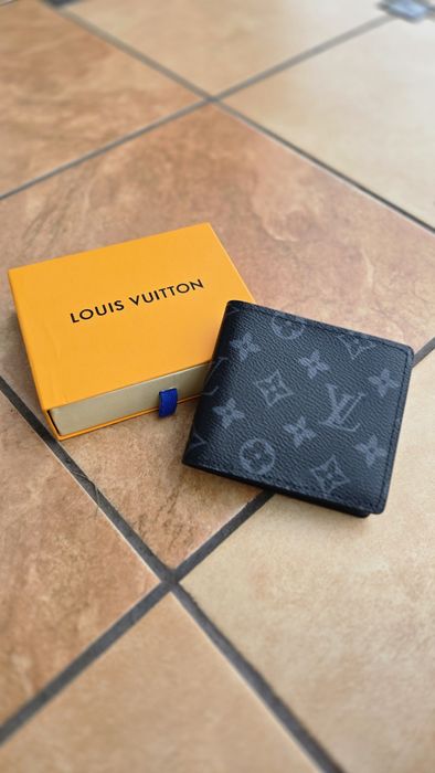 Portfel Louis Vuitton czarny męski damski prezent monogram