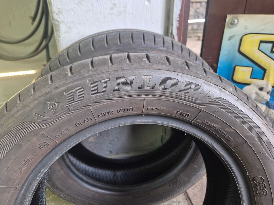 185/65r15 dunlop opony letnie uzywane 7mm bieznik