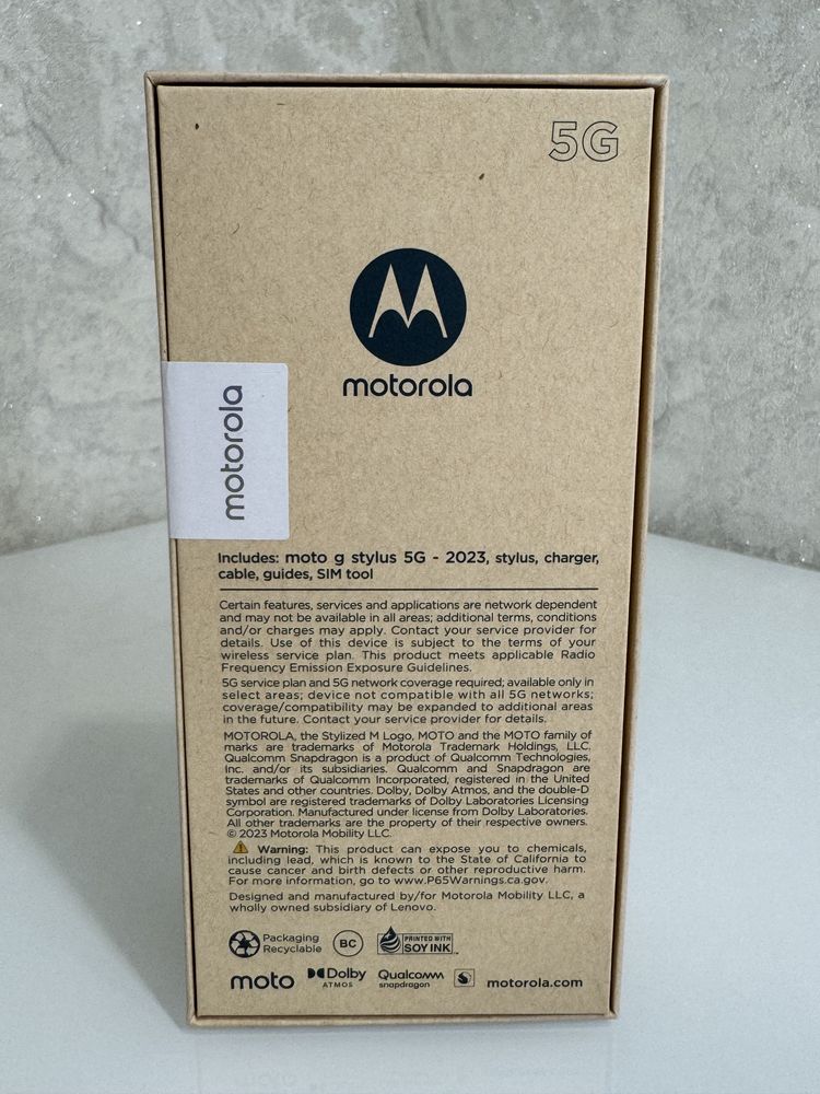 Смартфон Motorola Moto G Stylus 5G | 2023 | 6/256GB | 50 MP NEW