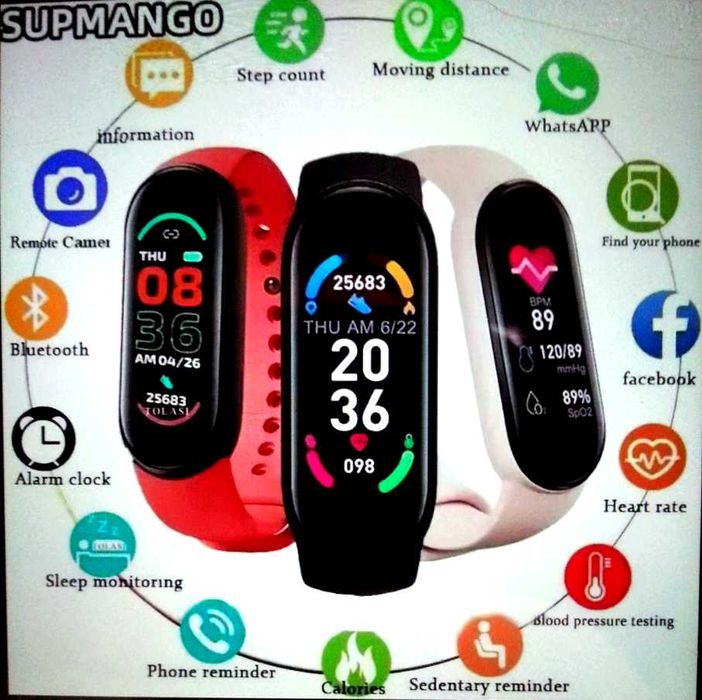 PRO80 Stereo słuchawki + Opaska Smartband