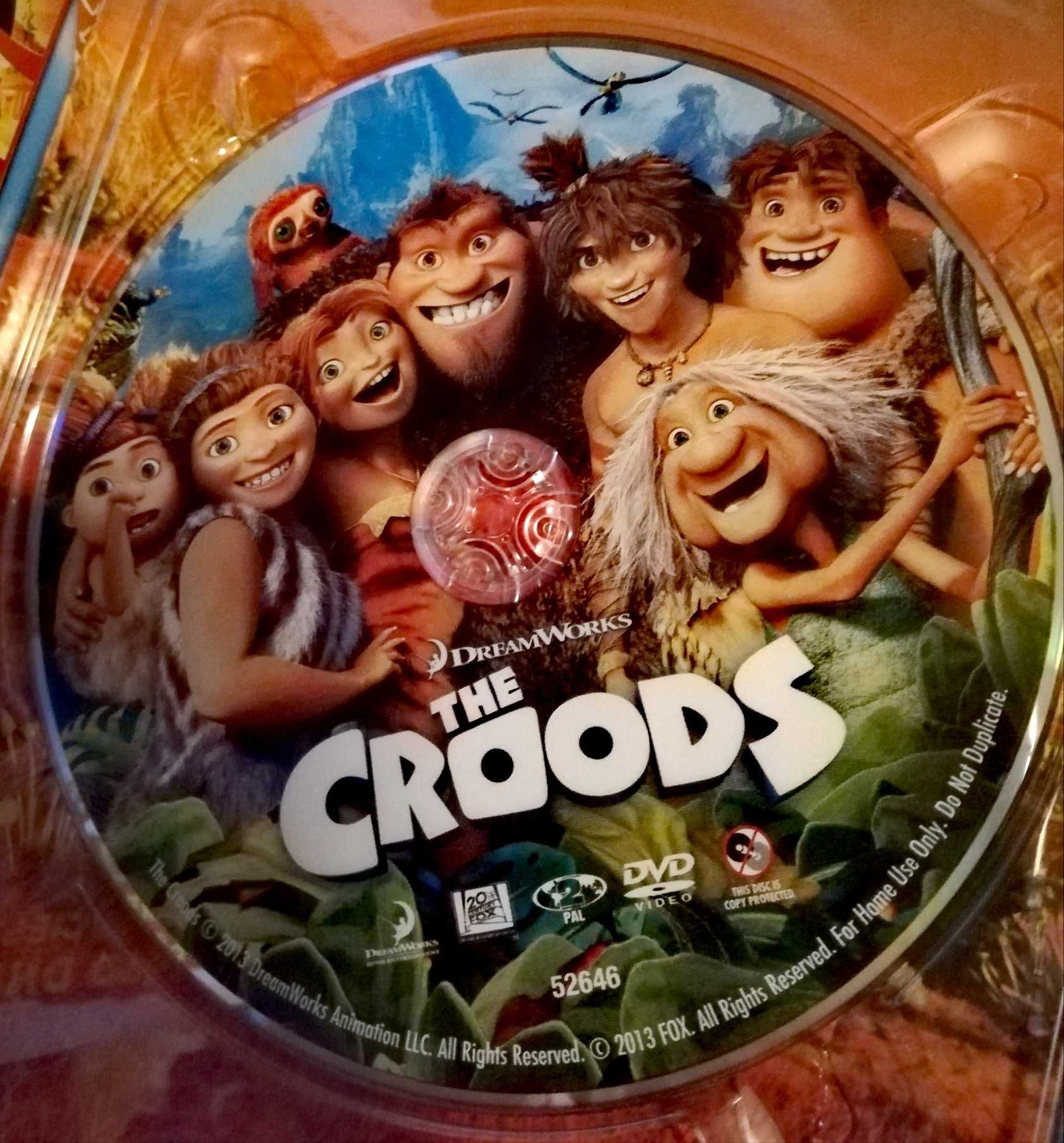 Krudowie animacja film dvd dzieci Croods