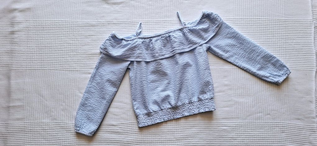 H&M, urocza bluzka hiszpanka, roz. 134cm