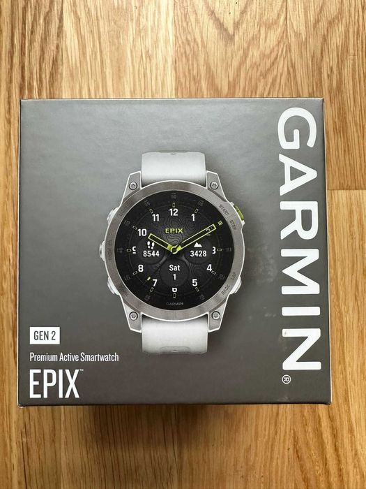 Zegarek Smartwatch męski Garmin Epix Gen 2 Sapphire Biały