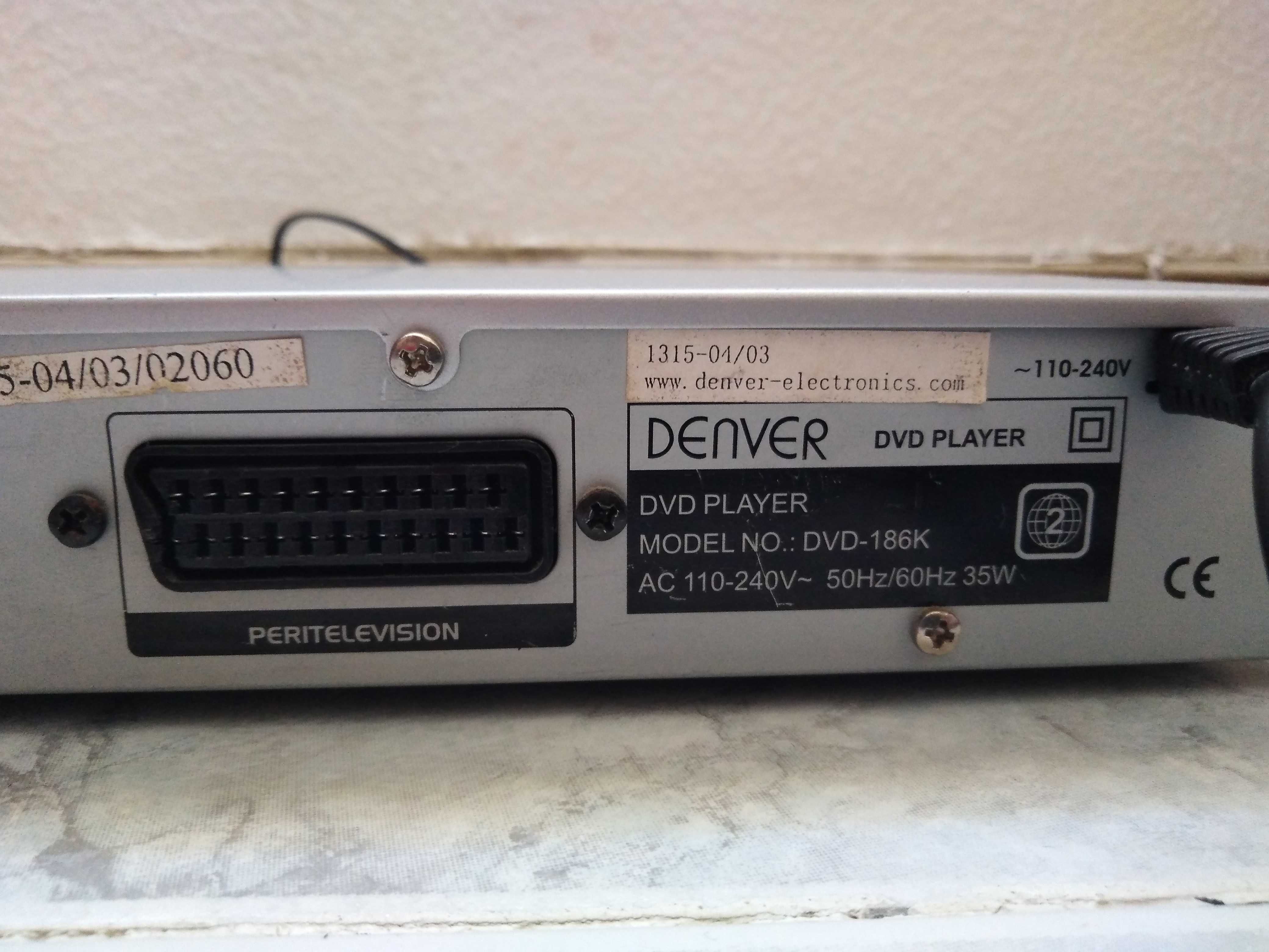 Leitor Denver DVD-186K