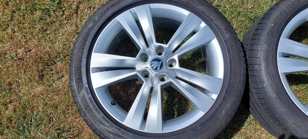 kola letnie 18 skoda karoq ateca 5x112 oponki 7mm 2024