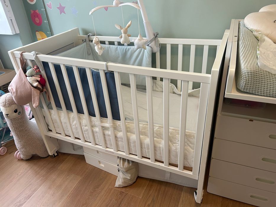 Cama de grades com colchão ncluido