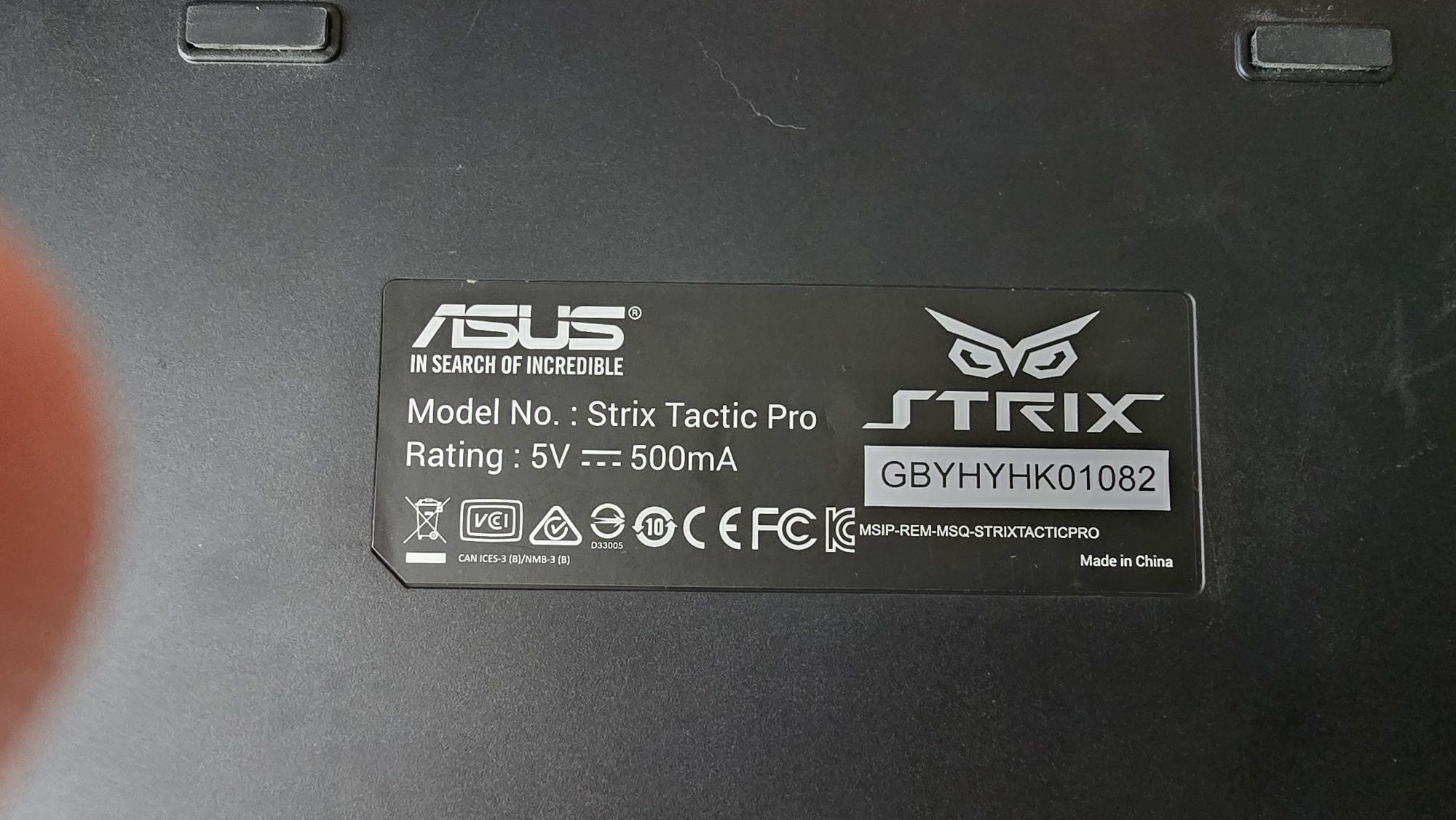 Клавіатура Asus StrixTactic Pro