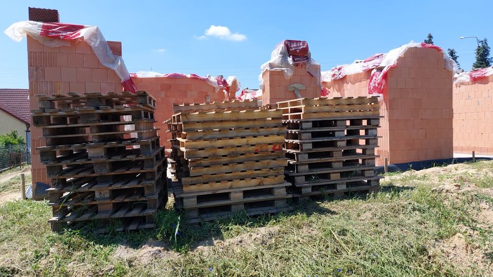 Palety po pustakach porotherm