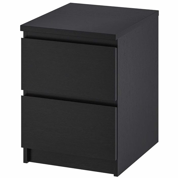 2x Comoda Malm + 2x Tampo Vidro