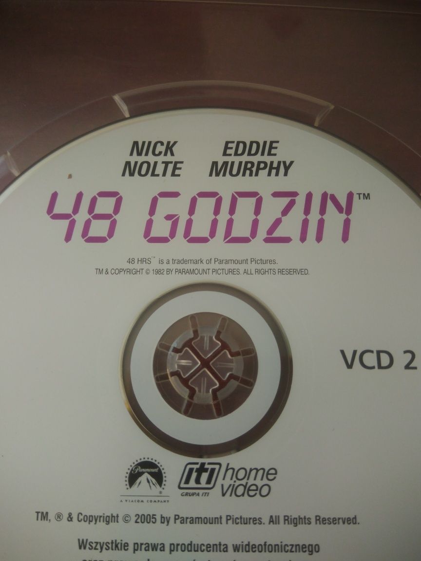 48 godzin część 1,2 płyta VCD