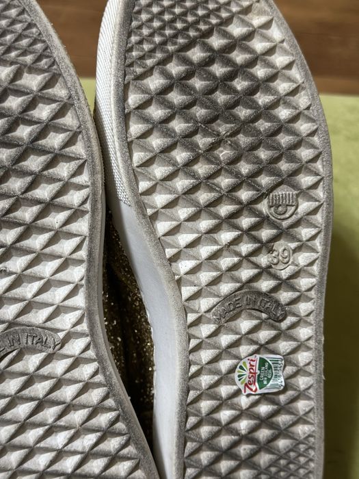 Макасини сліпери сліпони Chiara Ferragni GOLD