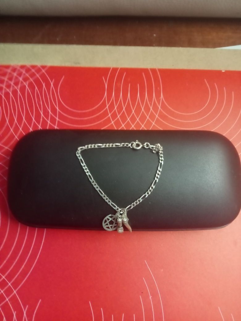 pulseira prata nova