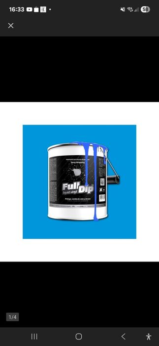 Guma w spreyu NIBIESKI/ZIELONY mat