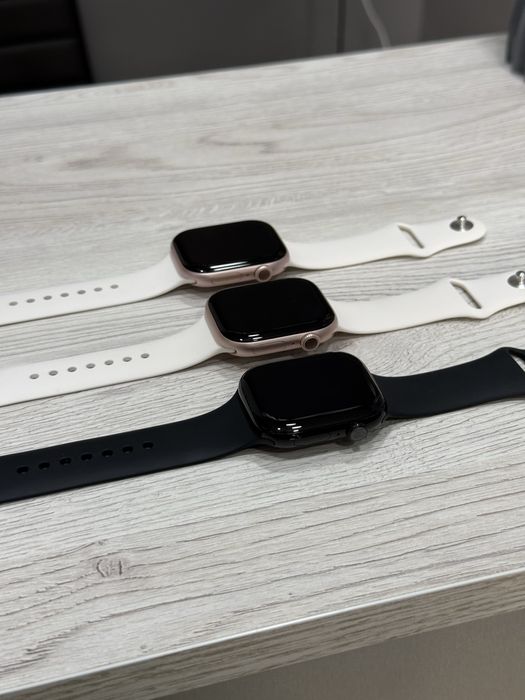 Apple Watch 10 series jet black/rose gold 46mm