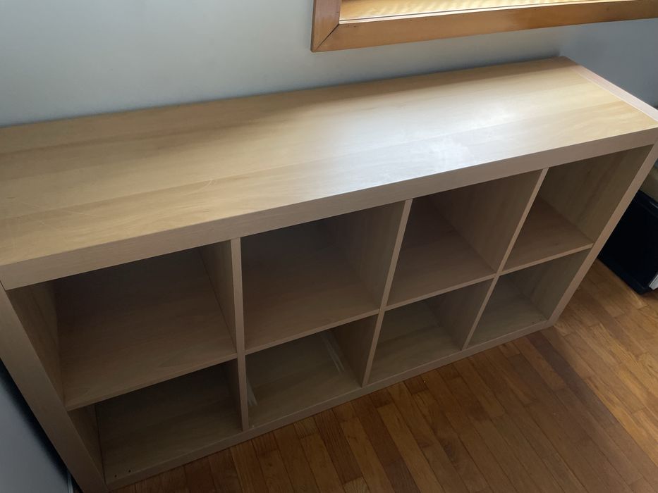 Estante IKEA Kallax - cor carvalho