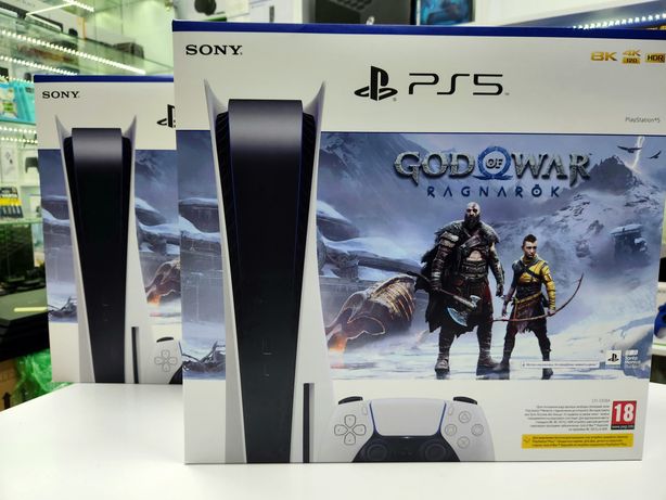Нові PS5 Blu-Ray + God of War Ragnarek Магазин Гарантія