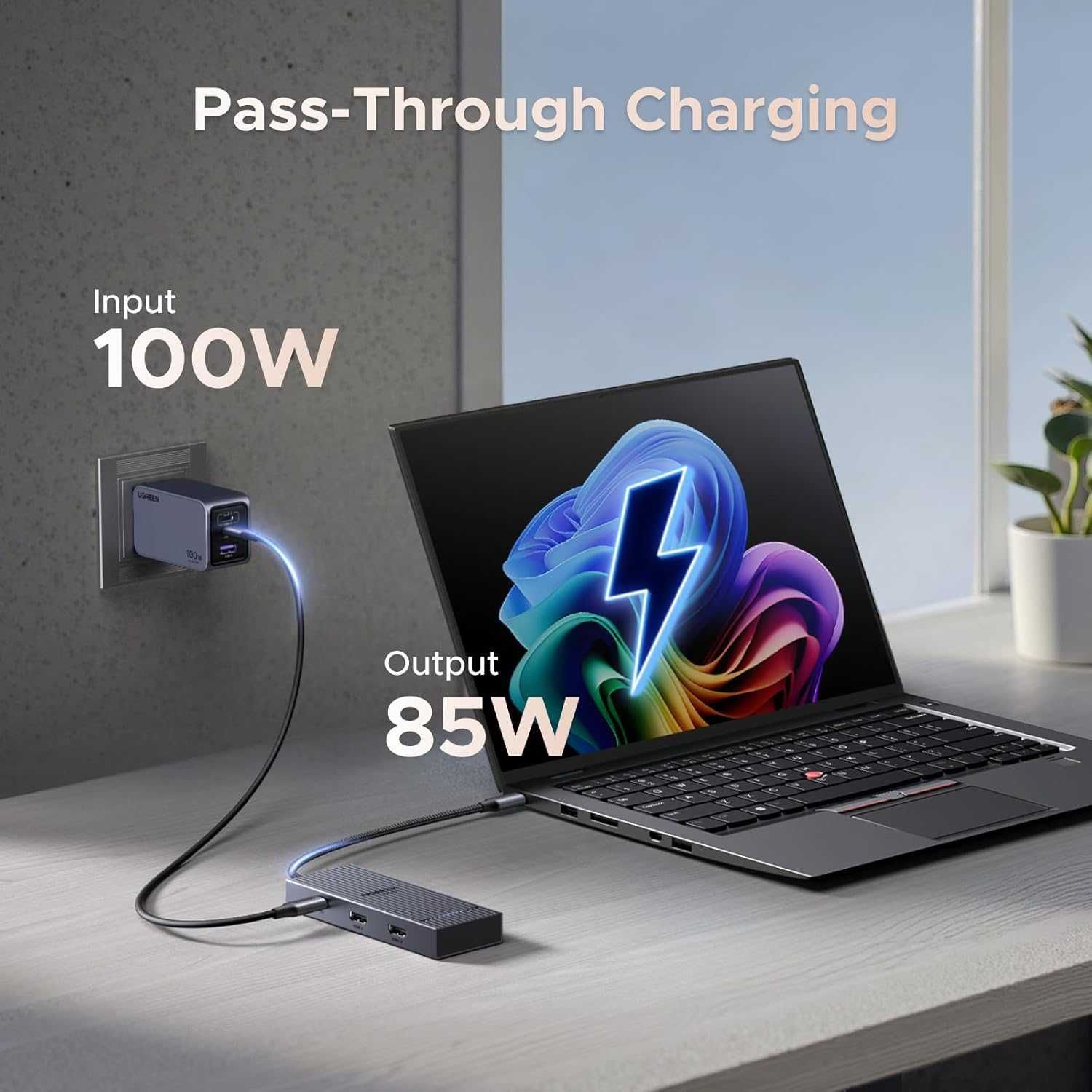 Stacja dokująca 7w1 Hub USB UGREEN Revodok Pro 10Gbps USB HDMI 4K 60Hz