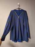 Sweterek w panterkę z długimi rękawami z zamkiem 6XL 52 24 plus size