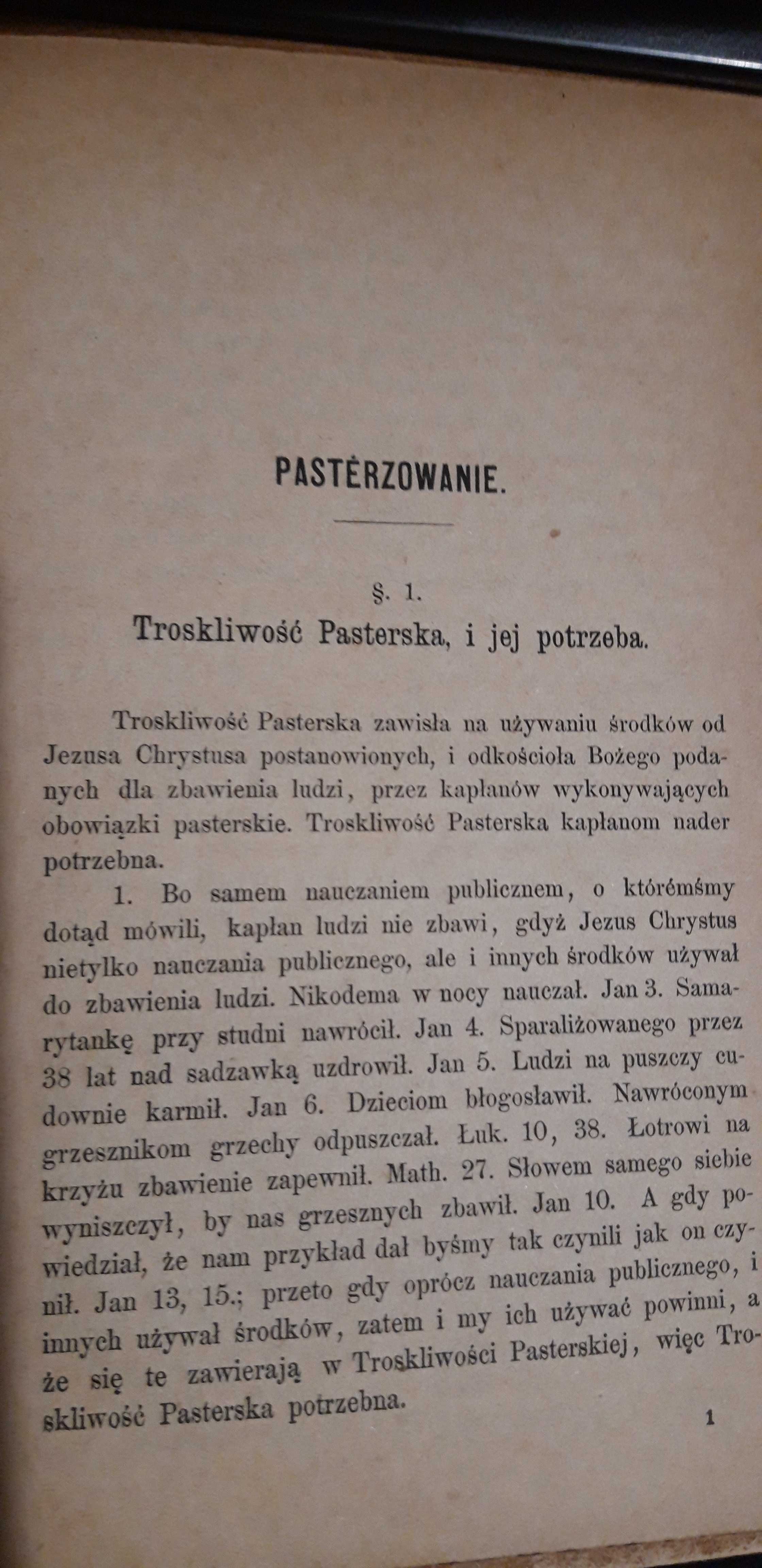 PASTORALNA,T.2 -Ks. Józef Wilczek- Kraków  1869