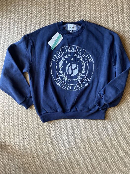 Sweat Pepe Jeans azul escuro novo com etiqueta
