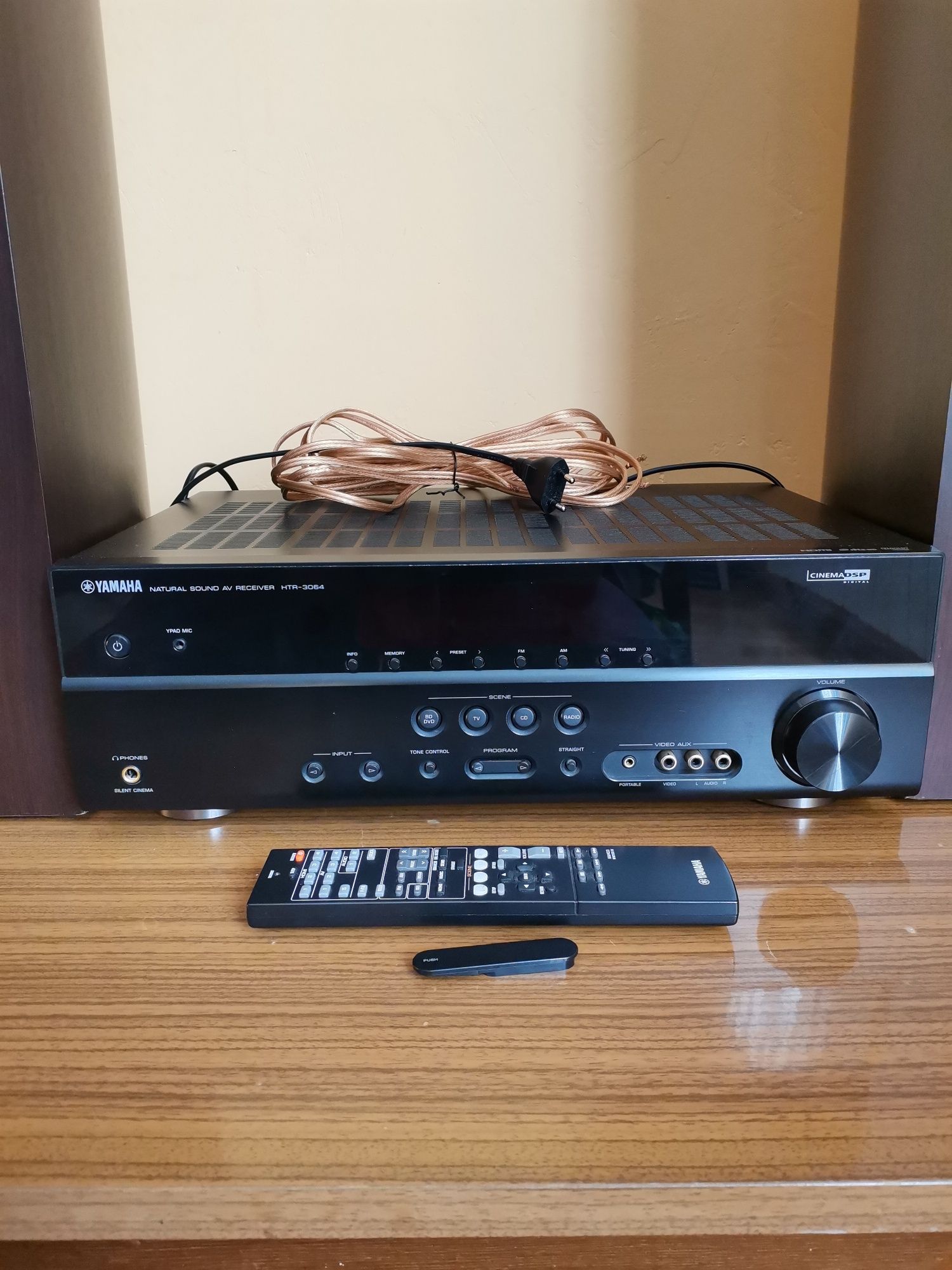 Kolumny podłogowe Heco Victa 501 i amplituner Yamaha htr-3064