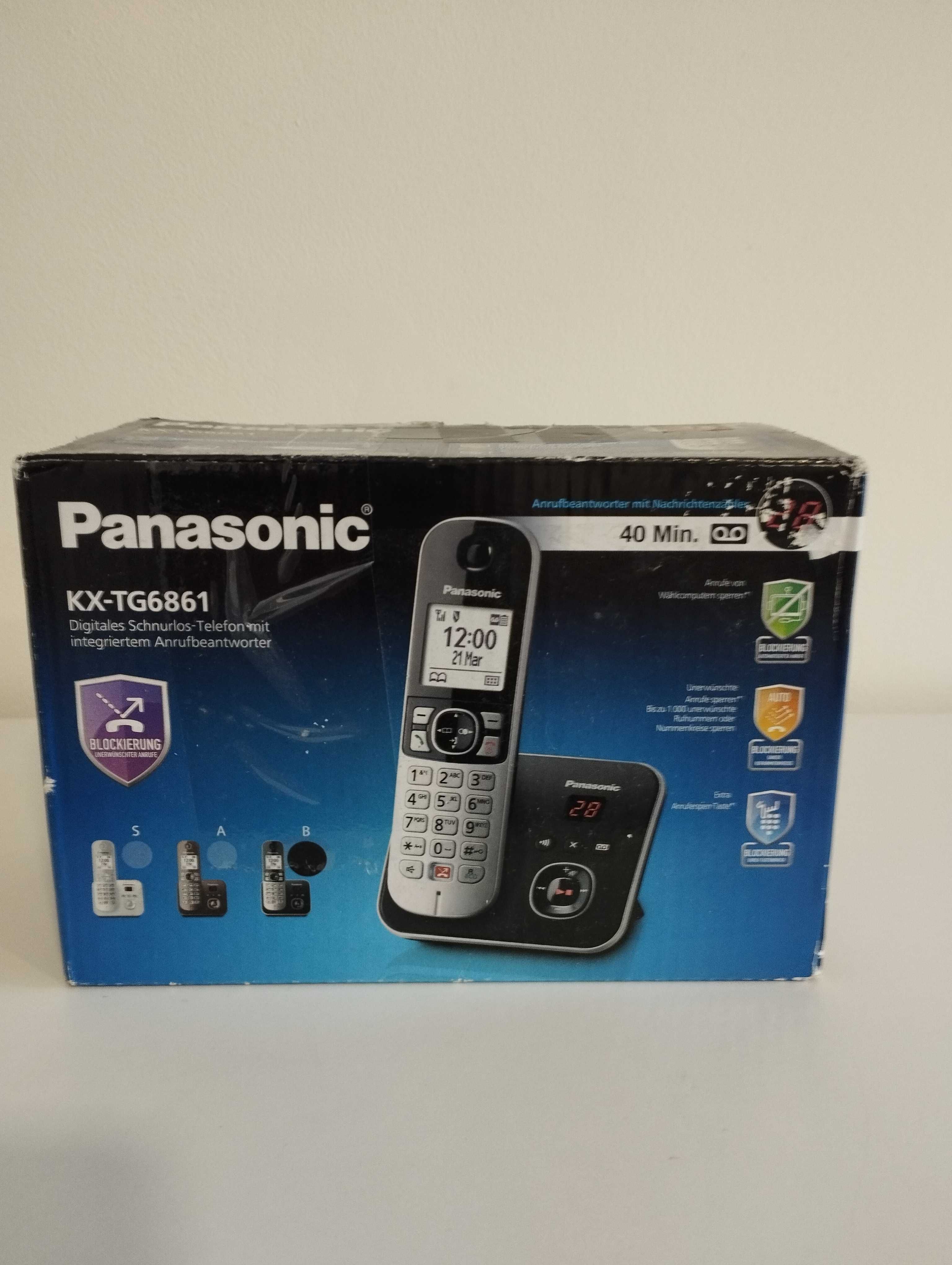 Telefon bezprzewodowy Panasonic KXTG6861GB