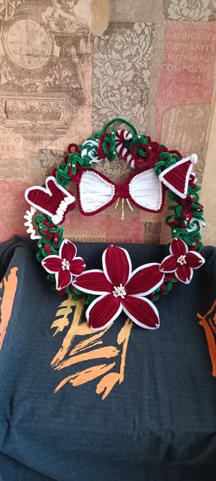 Різдвяний вінок ручної роботи